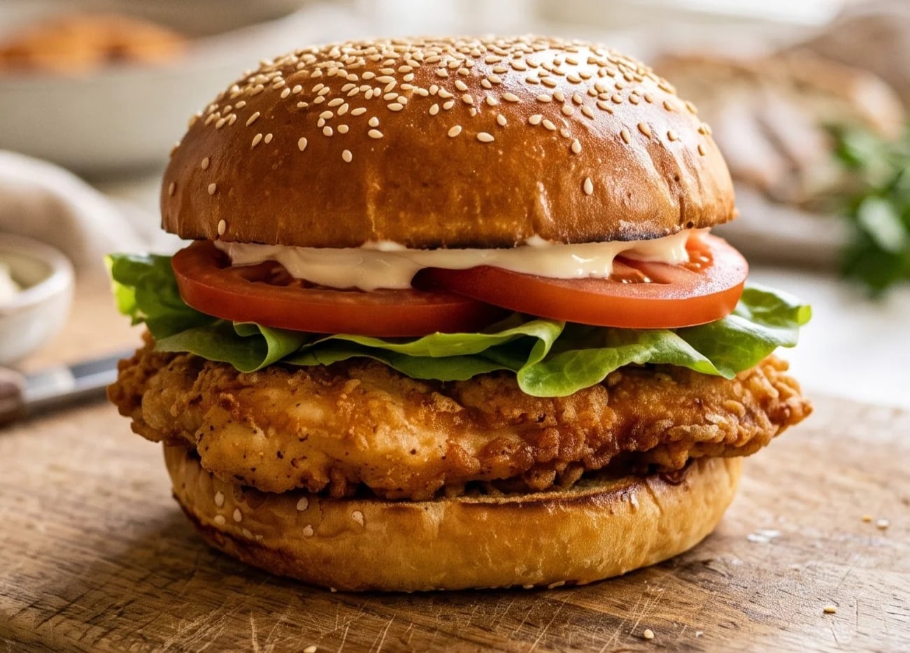 House Burger (Signature Chicken Burger)