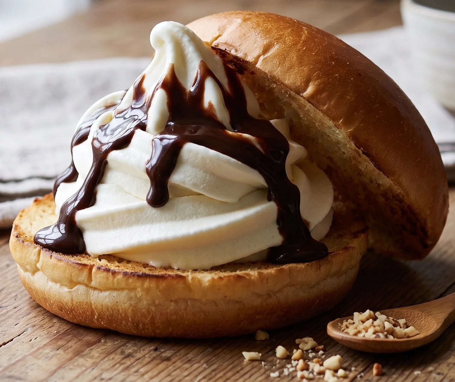 Ice cream burger